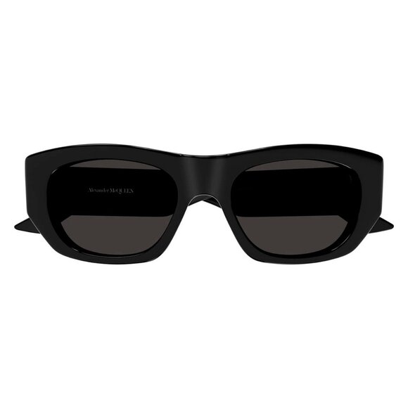 New ALEXANDER MCQUEEN Black Square AM0450S 001 Sunglasses Women - Picture 2 of 4